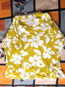Floral Print Embellished Top (With Freebie)