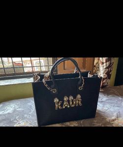 Stylish Embellished Tote Bag