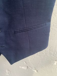 Stylish Men's Navy Blue Formal Waistcoat