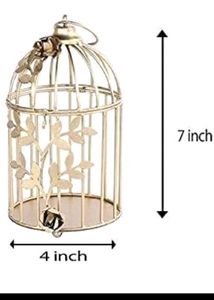 Metal Iron Cage Tea Light Candle Holder