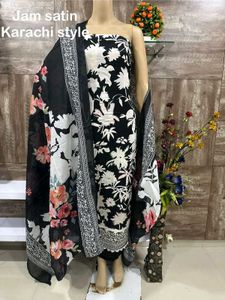 Karachi Style Jam Satin Suit