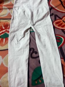 White Seamless Leggings
