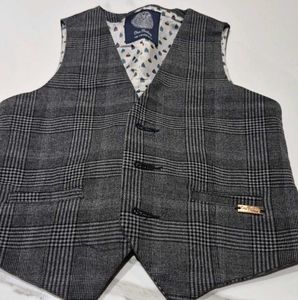Boys Plaid Suit Set