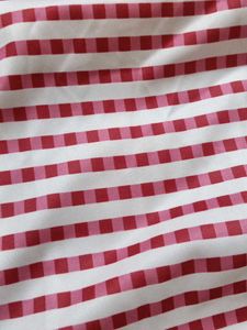 SHEIN Off-Shoulder Striped Ruffle Top