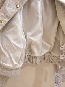 Champagne Beige cropped jacket