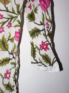 Floral Print Cotton Kurta