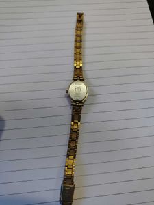 Elegant Gold Tone Women's Watch