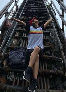 hrx Rainbow Stripe Sleeveless Top