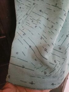 Men's Green Printed Polo T-Shirt