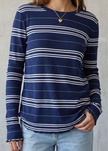 Striped Long Sleeve Top