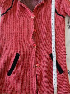 Sweater With Fur Design On Color