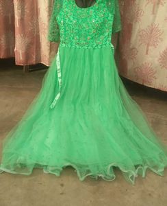 Mint Green Embellished Gown