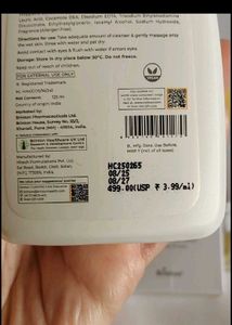 Brinton UV Doux Face Cleanser new nd unused