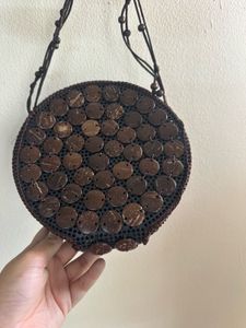 Unique Round Coconut Shell Bag