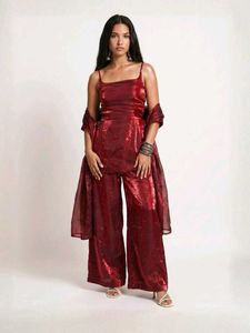 Nishorama Laila Maroon Fendi Kurta Pant &amp; Dupatta