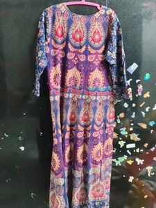 Kalamkari cotton Ethnic Maxi Dress