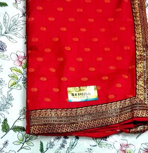 NEW RED SAREE