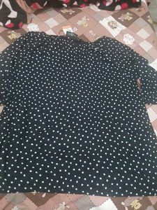 Classic Polka Dot oversized Top
