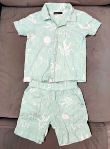 Mint Green kids cord Set