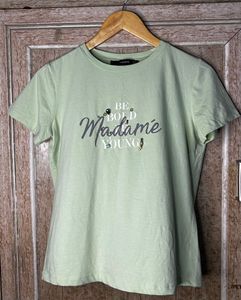 🍀💚Light Green "Be Bold Madame Young" T-Shirt