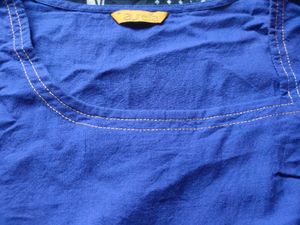 aurelia royal blue kurti(upto 34 bust)