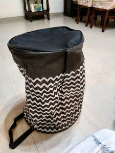 Chevron Print foldable Laundry bag