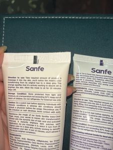 Combo of Sanfe mask and exfoliator