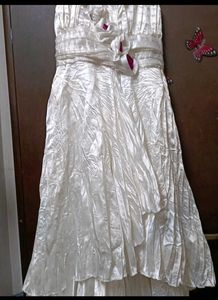 Elegant beautiful White Dress