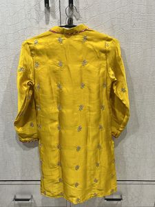 Festive Kurta In Yellow Color