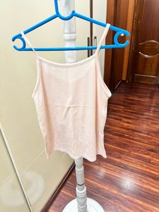 Soft Pink Spaghetti Strap Tank Top