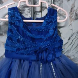 Sparkling🅰️ Blue Tulle Party Dress