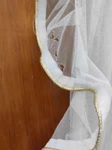 Elegant White Net Dupatta