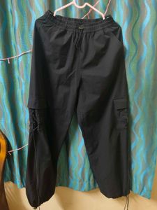 Black Parachute Joggers