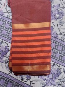 New border saree for women (NEVER USED)