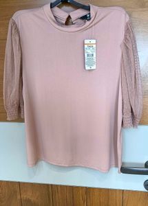 Chic Mesh Sleeve Top