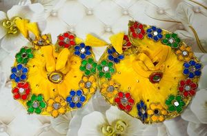 2 Dress Combo Laddu Gopal Net Fancy Dres