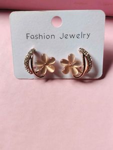 Flower Design Earrings