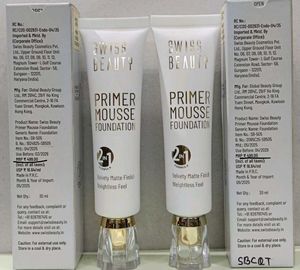 Swiss Beauty Primer Mousse Foundation