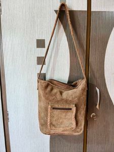 Suede Boho Crossbody Bag