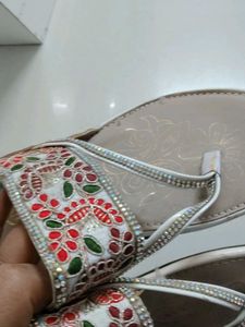 Elegant Floral Flats