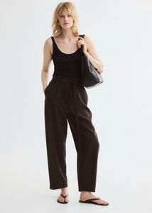 Classic Black High-Waisted Pants