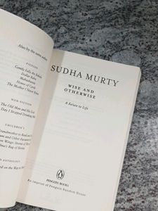 Wise And Otherwise By Sudha Murty