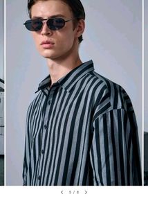 BONKERS New Striped Button-Up Shirt