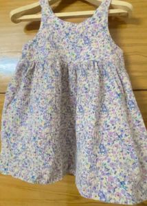 Cute Animal Print Baby Dress