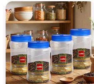 Cello Food Locker Jars (Set of 4)