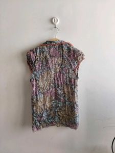 Massimo Dutti luxury 100% silk top