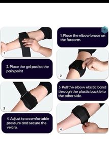 Tennis Elbow Support for gym with Strap Set Of 1