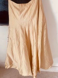 3 Piece Long Dress With Skirt