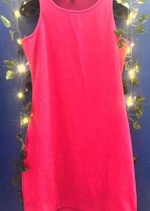Hot Pink Sleeveless Bodycon Mini Dress
