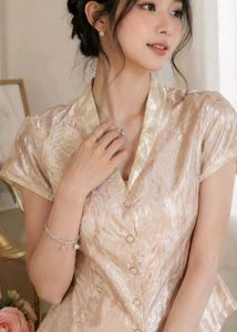 Elegant Champagne Textured top